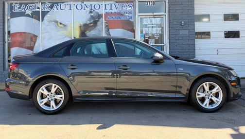 Blue 2018 Audi A4 Premium Sedan 4D