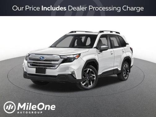 Crystal White Pearl 2026 Subaru Forester Hybrid Premium