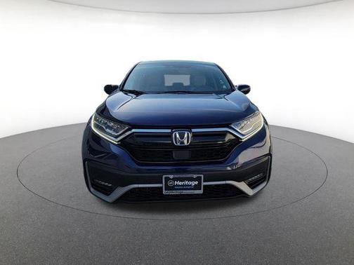 Obsidian Blue Pearl 2021 Honda CR-V Hybrid EX-L