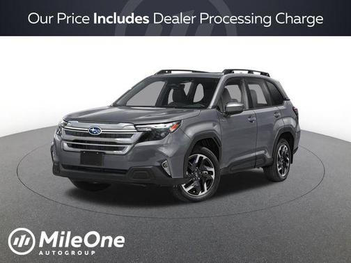Gray Metallic 2026 Subaru Forester Hybrid Premium