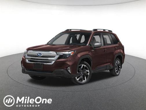 dark metallic aluminum alloy 2026 Subaru Forester Hybrid Premium