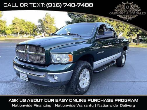 Gray 2002 Dodge Ram 1500 SLT Quad Cab