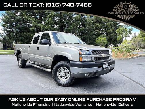 Gray 2003 Chevrolet Silverado 2500 LT H/D Extended Cab