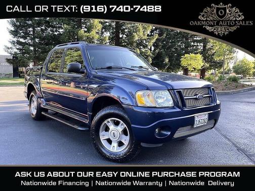 Dark Blue Pearl Clearcoat Metallic 2004 Ford Explorer Sport Trac XLT