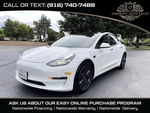 Pearl White Multi-Coat 2022 Tesla Model 3 Long Range