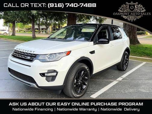 White 2018 Land Rover Discovery Sport SE