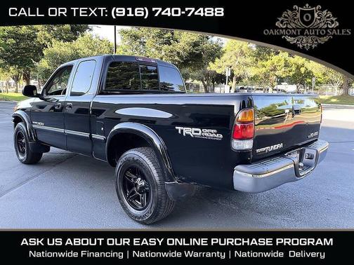 Black 2002 Toyota Tundra Limited Access Cab
