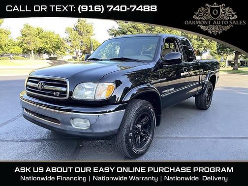 Black 2002 Toyota Tundra Limited Access Cab