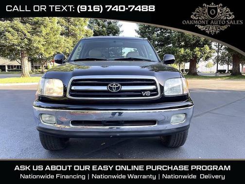 Black 2002 Toyota Tundra Limited Access Cab