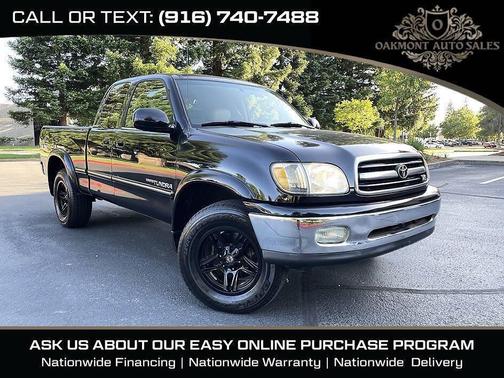 Black 2002 Toyota Tundra Limited Access Cab