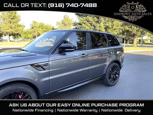 Gray 2014 Land Rover Range Rover Sport Supercharged