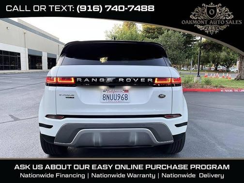 White 2020 Land Rover Range Rover Evoque SE