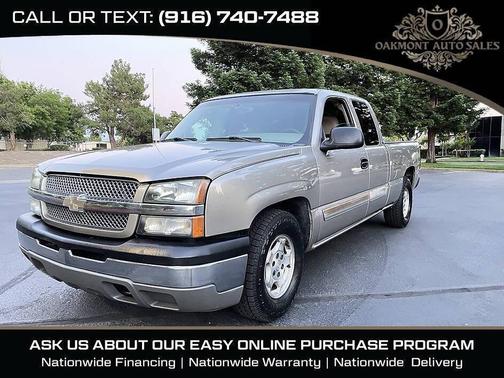 Gray 2003 Chevrolet Silverado 1500 LS Extended Cab