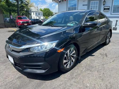Black 2018 Honda Civic EX