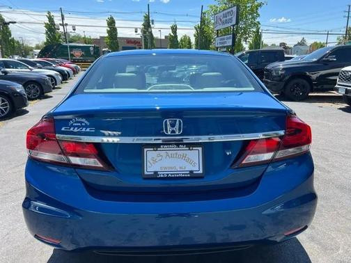 Blue 2014 Honda Civic EX-L