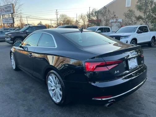 Black 2018 Audi A5 Premium Plus Coupe quattro 7A