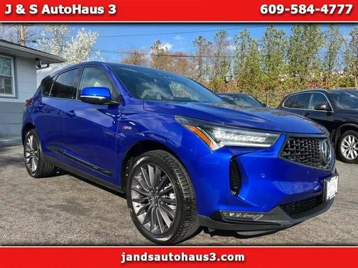 Blue 2023 Acura RDX A-Spec Advance Package