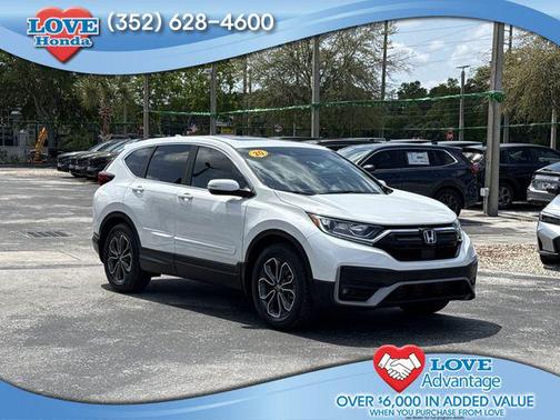 Platinum White Pearl 2020 Honda CR-V 2WD EX-L