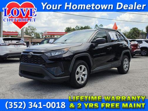 Midnight Black Metallic 2021 Toyota RAV4 LE