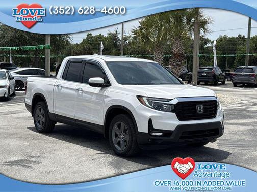 Platinum White Pearl 2023 Honda Ridgeline RTL-E