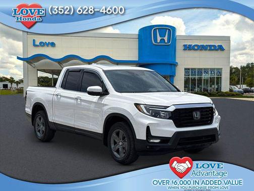 Platinum White Pearl 2023 Honda Ridgeline RTL-E