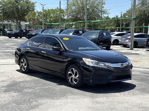 Black 2017 Honda Accord LX