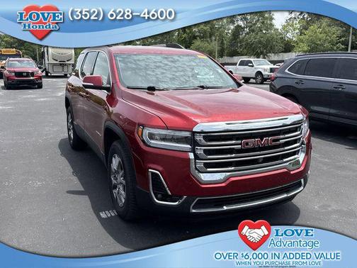 Cayenne Red Tintcoat 2021 GMC Acadia FWD SLT