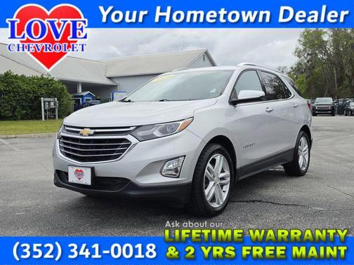 Silver Ice Metallic 2020 Chevrolet Equinox Premier w/2LZ