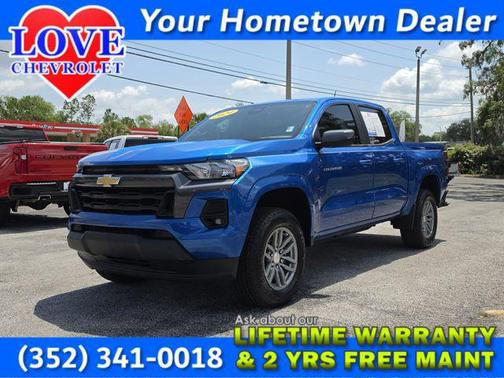 Glacier Blue Metallic 2024 Chevrolet Colorado LT