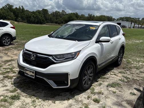 Platinum White Pearl 2021 Honda CR-V 2WD Touring