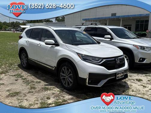 Platinum White Pearl 2021 Honda CR-V 2WD Touring