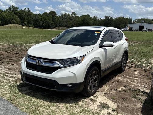 White Diamond Pearl 2017 Honda CR-V EX-L