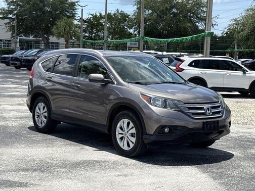 Urban Titanium Metallic 2014 Honda CR-V EX-L