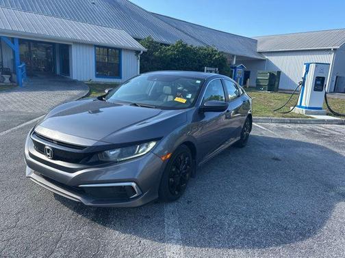 Modern Steel Metallic 2019 Honda Civic LX