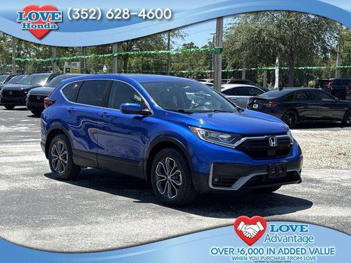Blue 2020 Honda CR-V AWD EX-L