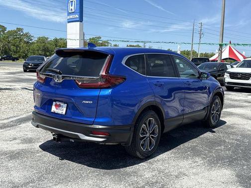Blue 2020 Honda CR-V AWD EX-L