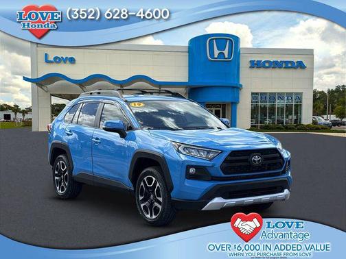 Blue 2019 Toyota RAV4 Adventure