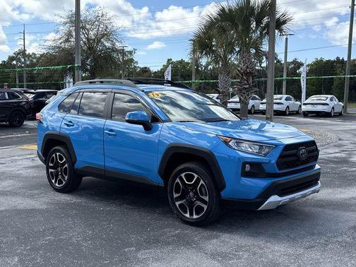 Blue 2019 Toyota RAV4 Adventure