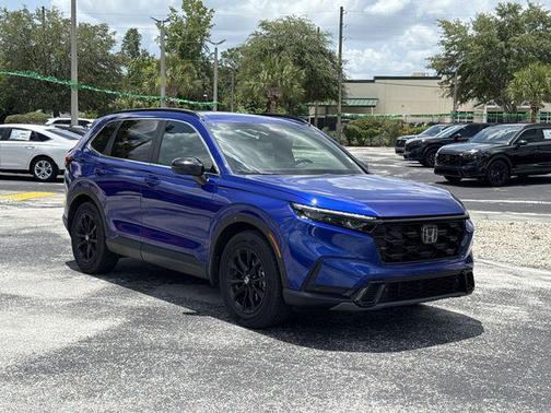 Blue 2025 Honda CR-V Hybrid Sport FWD