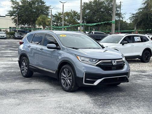 Gray 2021 Honda CR-V Hybrid Touring