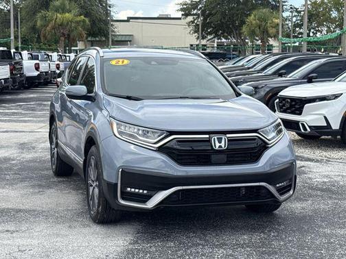 Gray 2021 Honda CR-V Hybrid Touring