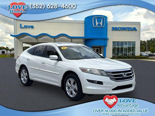 White Diamond Pearl 2010 Honda Accord Crosstour EX-L