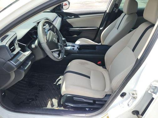 White 2018 Honda Civic EX