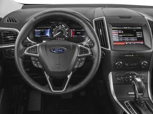 White Platinum Clearcoat Metallic 2016 Ford Edge Titanium