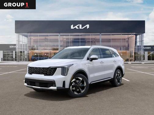 Snow White Pearl 2026 Kia Sorento Hybrid EX