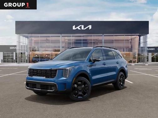 Blue 2026 Kia Sorento Hybrid SX Prestige