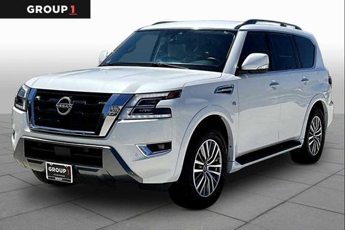 Aspen White Tricoat 2021 Nissan Armada SV 2WD