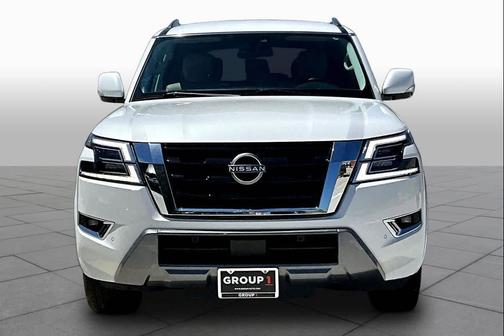 Aspen White Tricoat 2021 Nissan Armada SV 2WD