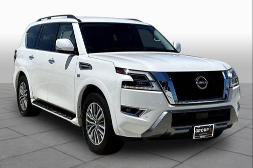 Aspen White Tricoat 2021 Nissan Armada SV 2WD