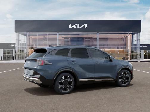 Blue 2026 Kia Sportage Hybrid SX-Prestige